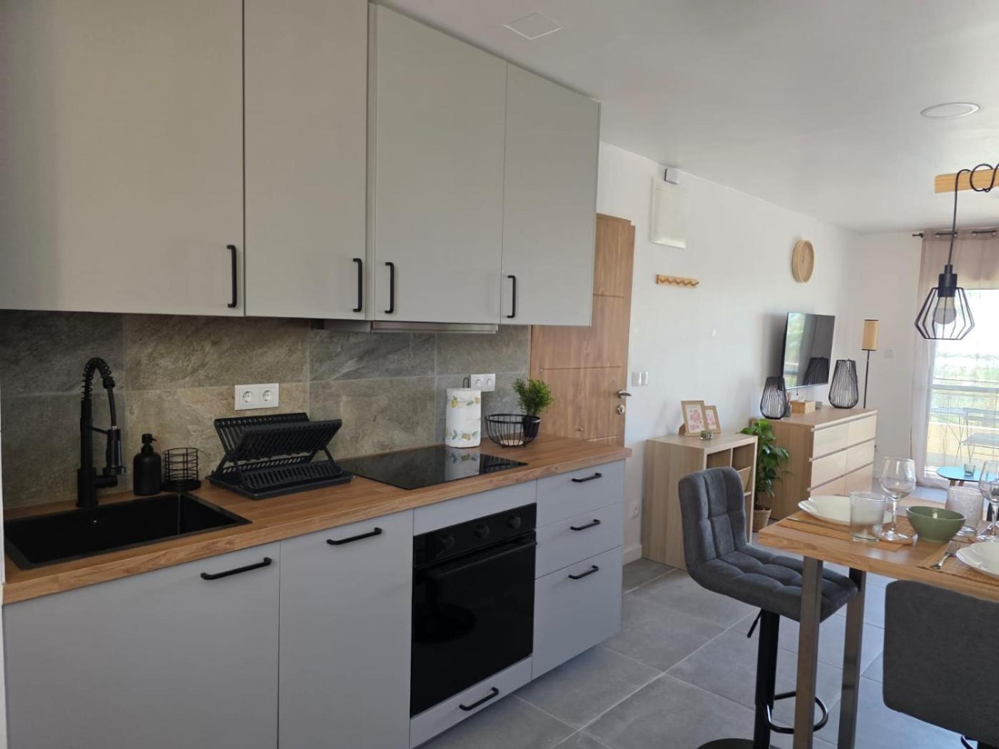Modern fully equipped kitchen